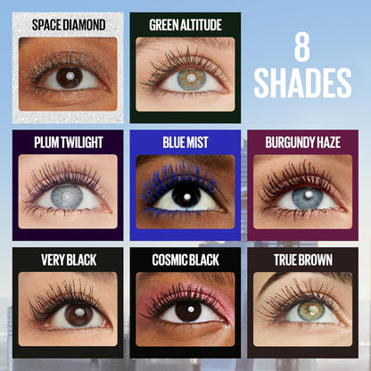 Lash Sensational Sky High Washable Mascara Makeup, Volumizing, Lengthening, Defining, Curling, Multiplying, Buildable Formula, Very Black, 1 Count